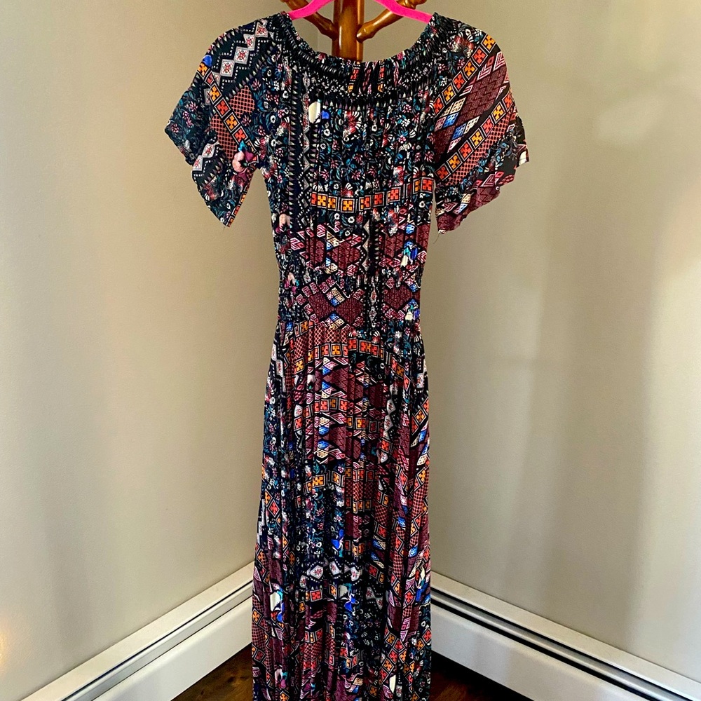 Jaase off the shoulder bohemian dress